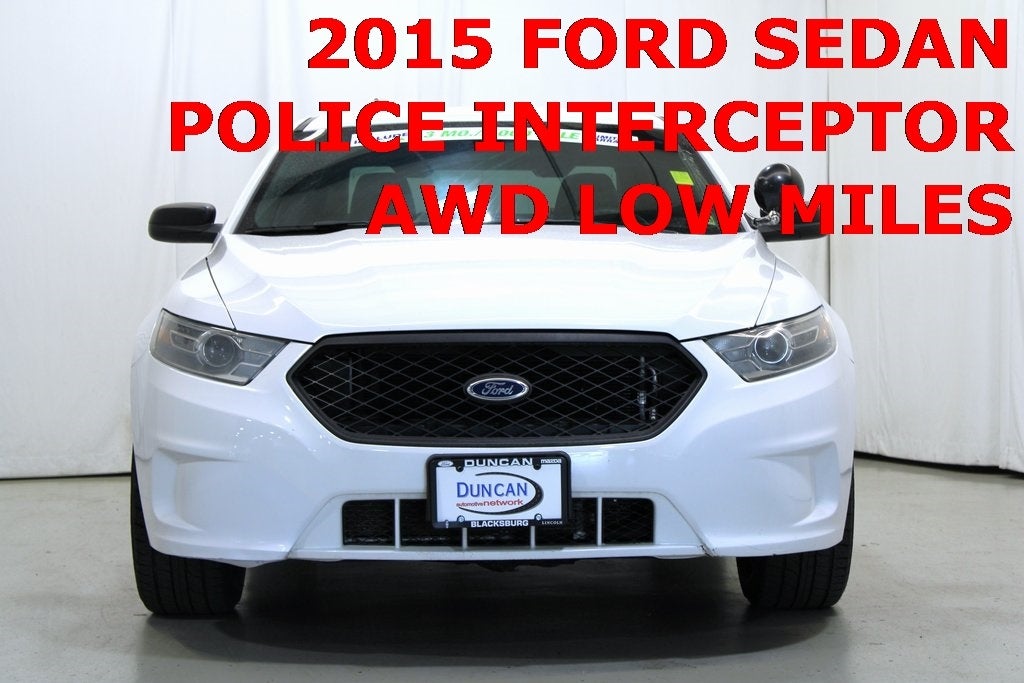 2015 Ford Sedan Police Interceptor